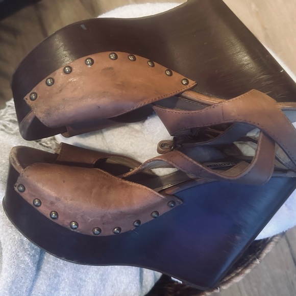 Steve Madden Wyliee Wedge Sandals - Picture 4 of 6